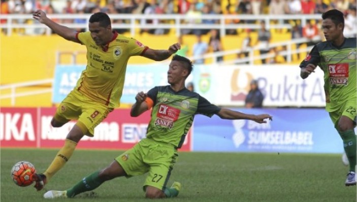 Liga 1 Gojek Traveloka Sriwijaya Vs Bhayangkara