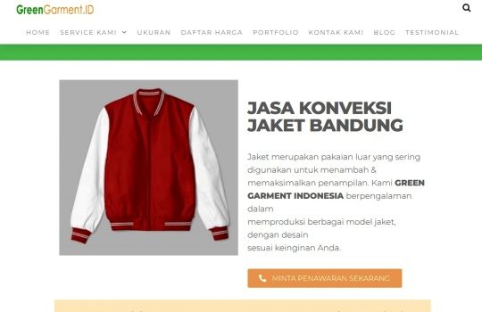 Jasa Konveksi Bandung Green Garment